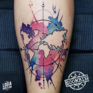 tatuaje_pierna_mapa_logiabarcelona_juanma_zoombie